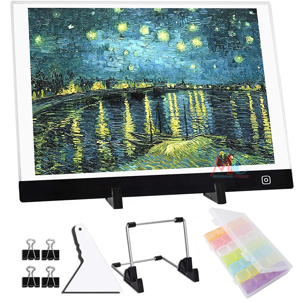 

Ultra Thin A3/4/5 LED Graphics Tablet Drawing Tablet Drawing Board Light Box Tracing Table Pad Diamond Painting Embroidery Tools
