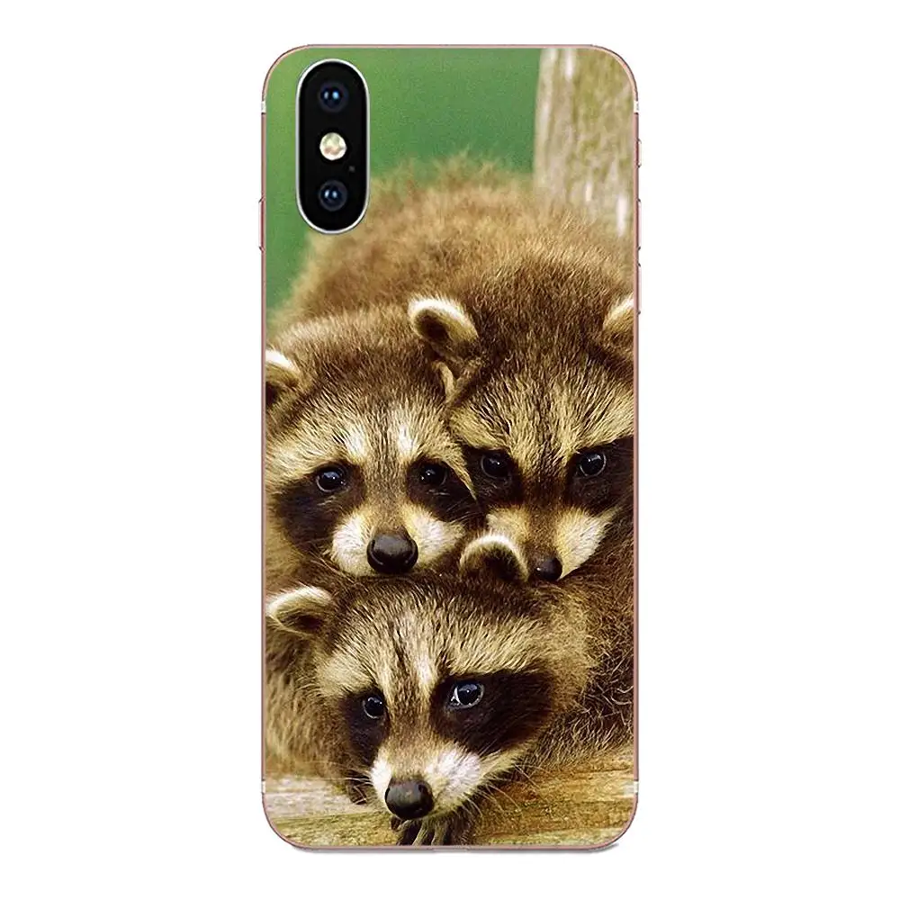 as picture ТПУ чехол для сотового телефона животное енот арт Coque для Xiaomi Red mi 4 7A 9T K20 CC9 CC9e Note 7 9 Y3 SE Pro Prime Go Play - Цвет: as picture