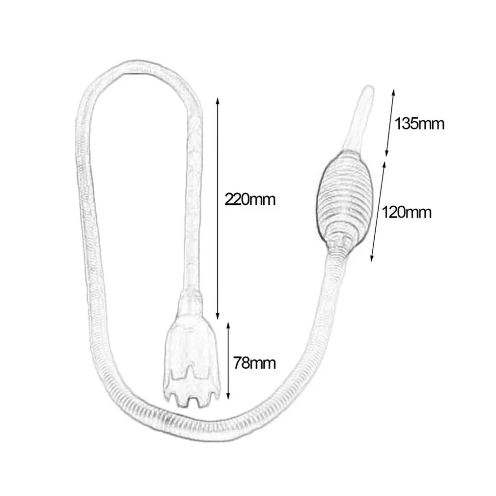 

Aquarium Fish Tank Vacuum Water Exchange Gravel Cleaning Tool Suction Pipe Aquarium Accessories Siphon Pump Filter Tube