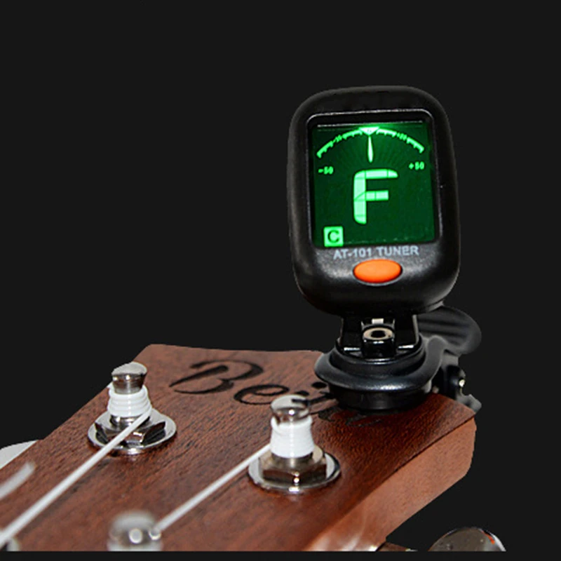 

Digital Chromatic LCD Clip Type Electric Tuner Fits for Bass Guitar Ukulele Violin ALS88