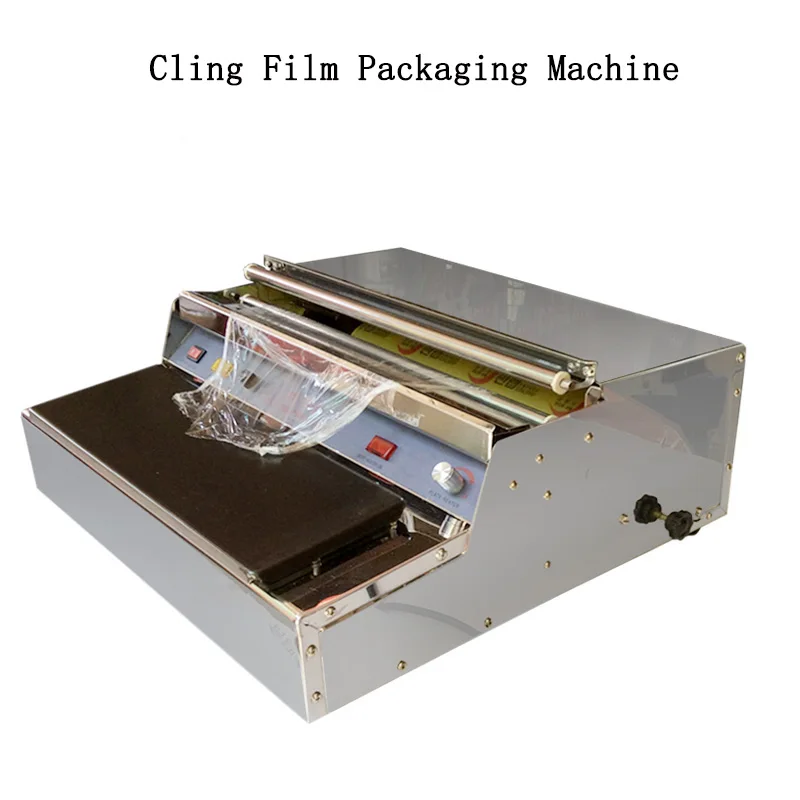 

TW-450F Desktop Plastic Wrap Packaging Machine Food Sealing Machine Supermarket Fruit and Vegetable Fresh Packing Machine 220V