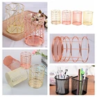 Полые карандашом горшок Настольный держатель ручки контейнерные офиса школы коробка хранения Чехол офисная ручка хранение кистей для макияжа