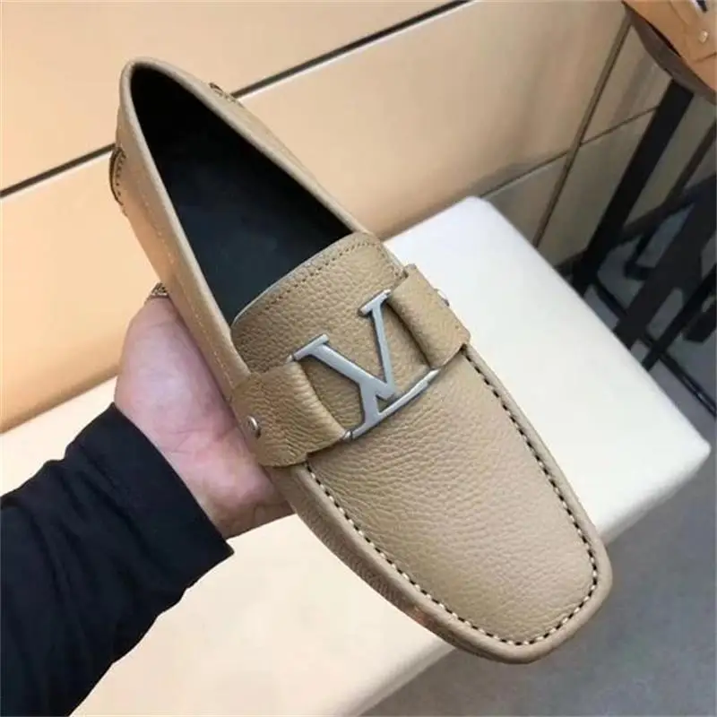 

Men's Shoes New for 2020 High Quality Men Pu Leather Safety Fashion Shoe Male Vinage Classic Loafer Shoes Soulier Homme HC987