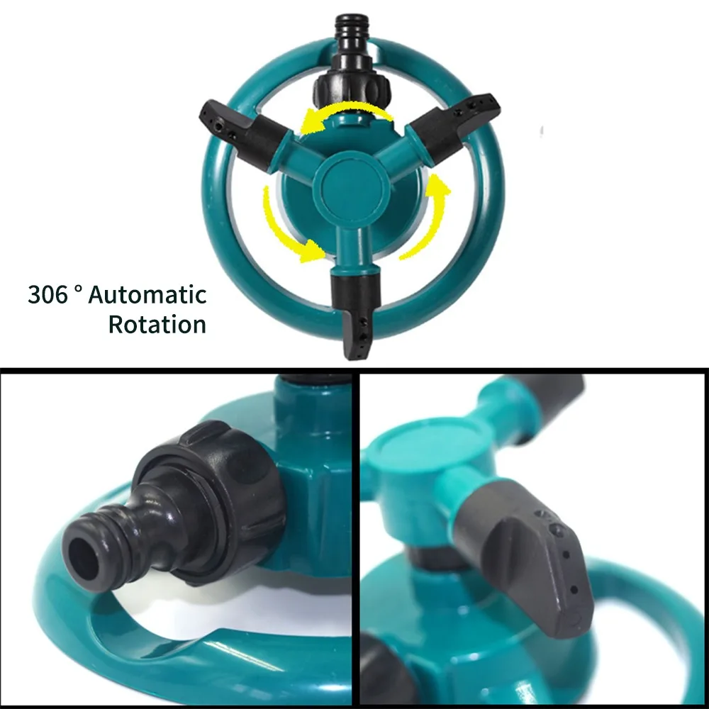 

Automatic Watering Garden Sprinklers 360 Degree Watering Grass Lawn Rotary Nozzle Rotating Water Sprinkler Irrigation system
