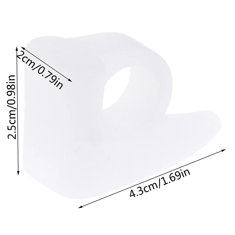 

2pcs Silicone Gel Bunion Toe Separator Stretcher Spacer Straightener Corrector