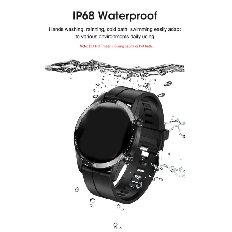 Greentiger Новые смарт часы L13C с Bluetooth вызовом динамик IP68 Водонепроницаемый ECG PPG