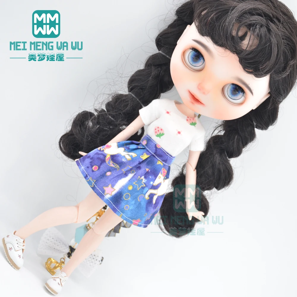 Одежда для куклы Blyth аксессуары модные футболки обувь мини юбка Azone ob24 ob27 28 30