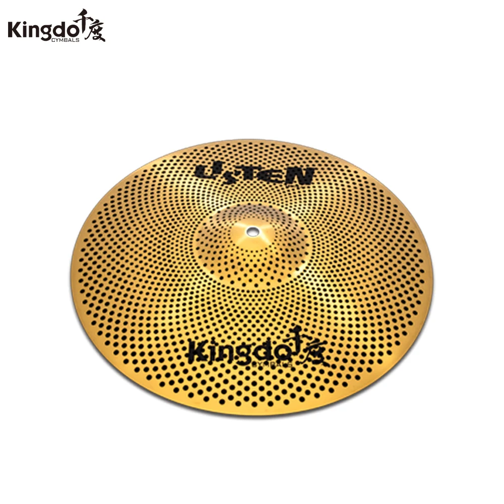 Golden 16&quot crash low volume quiet cymbal for drum set | Спорт и развлечения