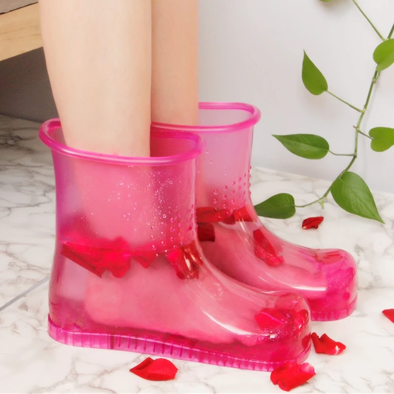 Домашняя женская обувь для замачивания ног портативная Массажная массажа