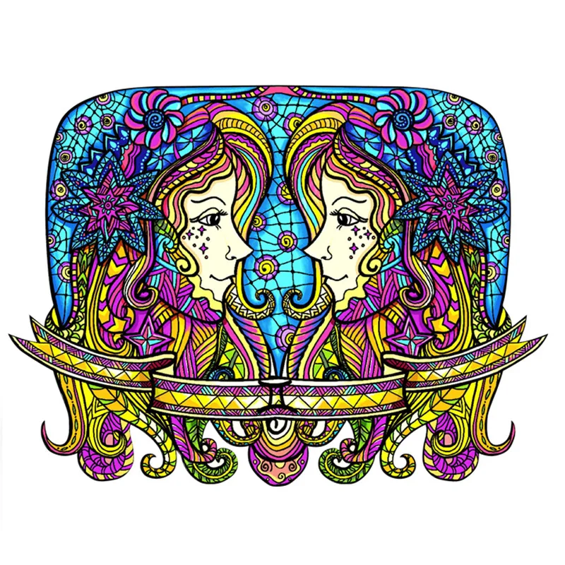 

Загадочный деревянный пазл-головоломка Gemini для взрослых и детей, 3D Деревянный пазл, игра, развивающая игрушка, созвездия, «сделай сам», дере...