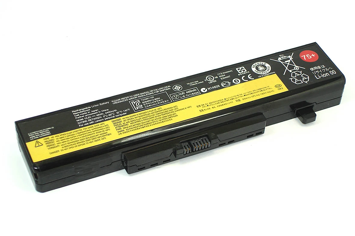 Аккумуляторная батарея для ноутбукa Lenovo IdeaPad Y480 (L11L6F01 75+) 11.1V 48Wh