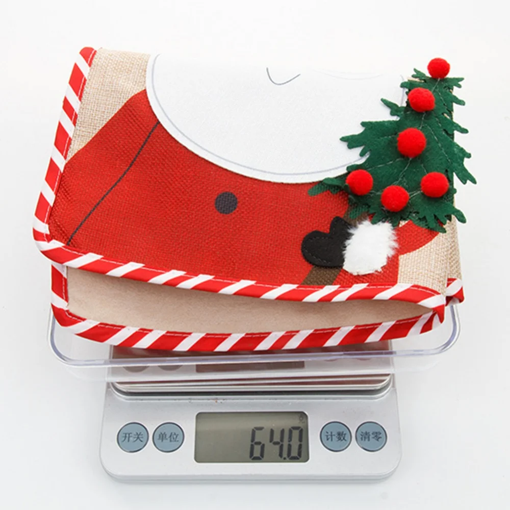 Christmas Placemat Snowman Santa Claus Merry Decoration For Home Navidad Dining Table Supplies Ornaments | Дом и сад