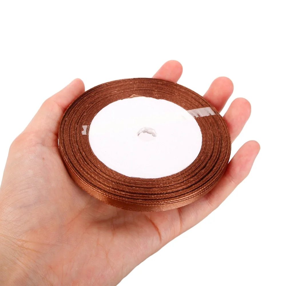 25 ярдов/рулон атласная лента оптовая продажа подарочная упаковка Рождественское