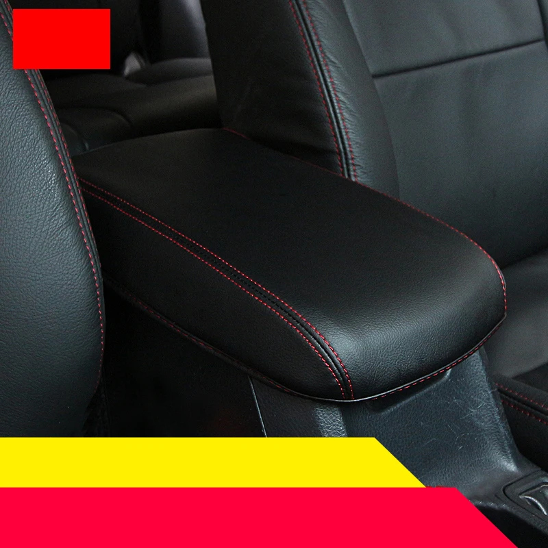 Lsrtw2017 волокна Кожаный чехол для автомобиля с подлокотником для toyota rav4 2012 2013 XA40