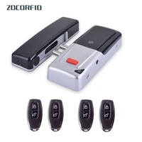 433mhz home door lock kit remote control keyless entry electronic lock smart wireless anti theft deadbolt access control system