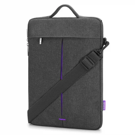 purple Inset DOMISO 11 13 14 дюймов Водонепроницаемый чехол для ноутбука сумка через плечо сумка для ноутбука Портфель - Цвет: purple Inset