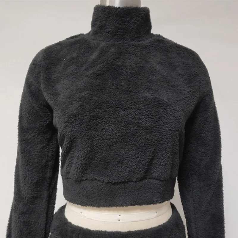 Женский Осенний трикотажный комплект из двух предметов свитер и юбка-карандаш