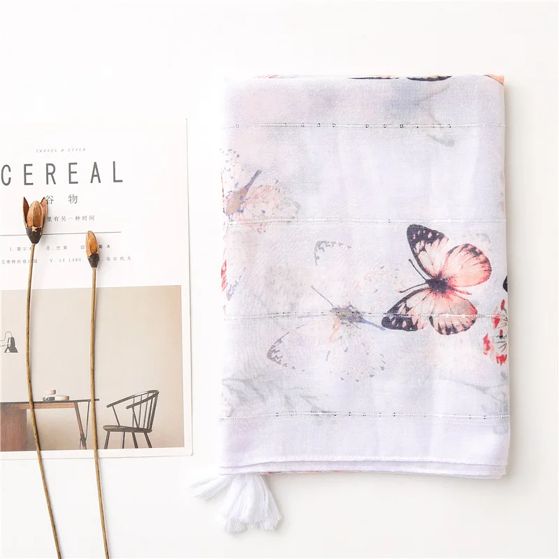 

Spain Fashion Women Viscose Scarf Luxury Soft Beach Hijab Shawls and Wraps Foulard Echarpe Brand Designer scarves for lady