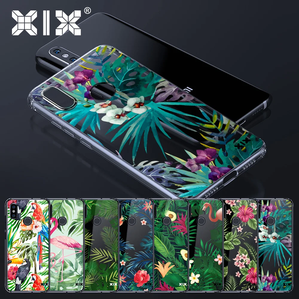 Мягкий чехол из ТПУ Для Xiaomi Mi 9 с зелеными листьями для A2 2019 Модный 8 Lite 5 6 A1 Mi8