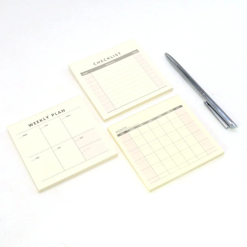 Записная книжка caderno memo pad notes to do list еженедельник zeszyty szkolne libreta sticky papeleria notas adhesivas canceleria