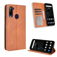 suitable for zte libero 5g anti drop magnetic card mobile phone case zte a003zt clamshell leather retro luxury wallet case