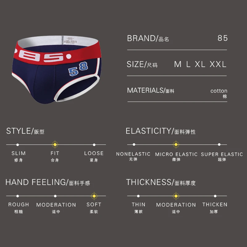 Мужские трусы-боксеры CMENIN сексуальное нижнее белье для мужчин гей-бикини Слип