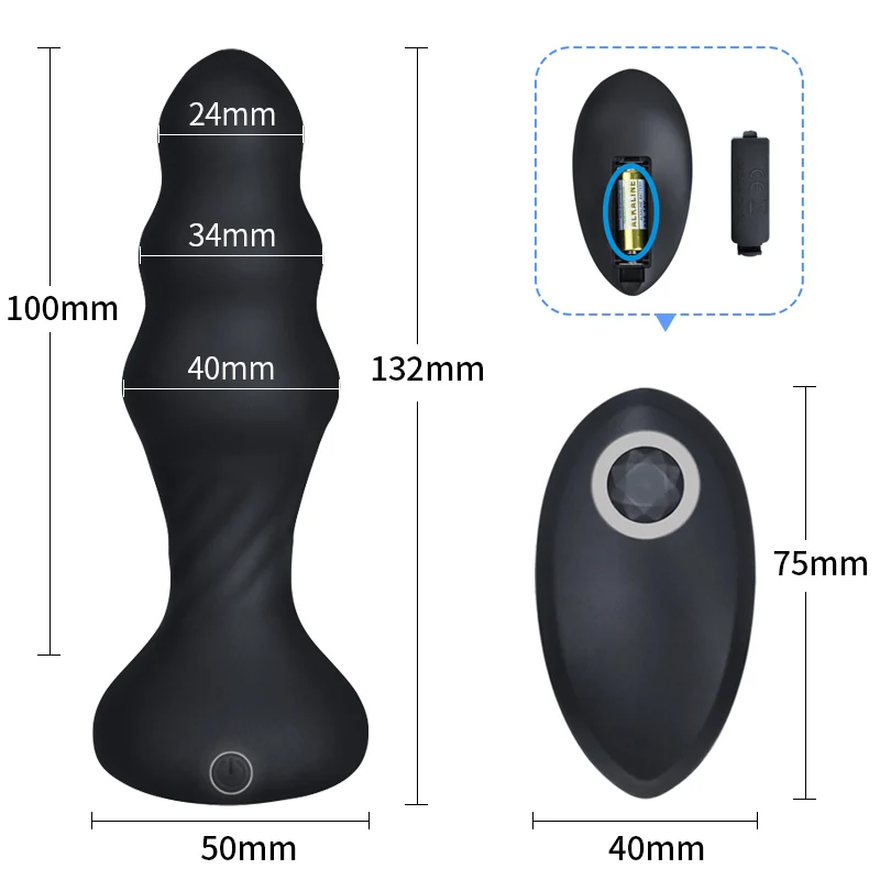 Анальная пробка Вибраторы для мужчин массажер простаты Мастурбаторы женщин и