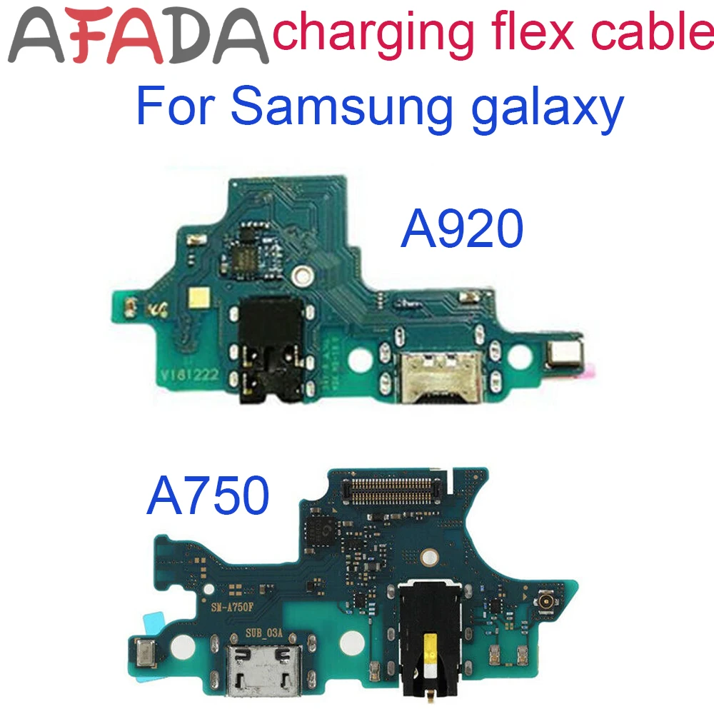 

Original For Samsung Galaxy A7 A9 2018 A750 A750F A920 A920F USB Charging Dock Port Connector Charger Flex Cable