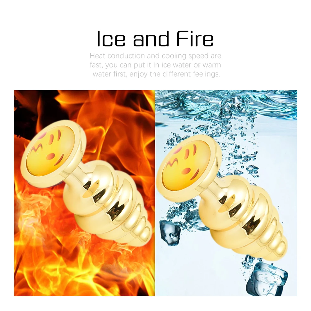 Гладкая металлическая Анальная пробка из нержавеющей стали женский анальный