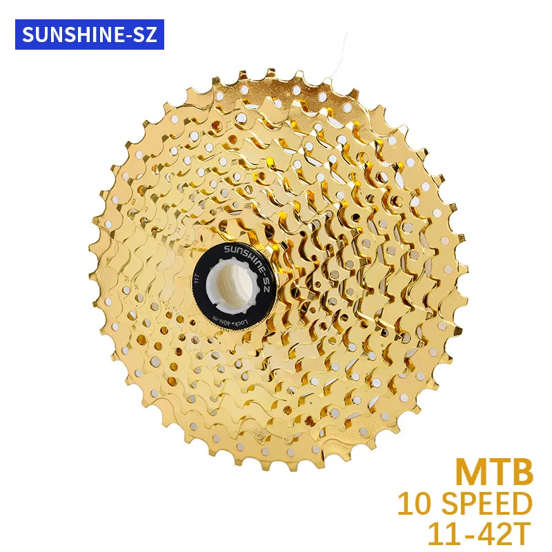 Mountain Bike Golden Freewheel 10 speed 11T 12T 13T 15T 18T 21T 24T 28T 32T 36T 42T cassette 30 speed for SHIMANO DEORE M610