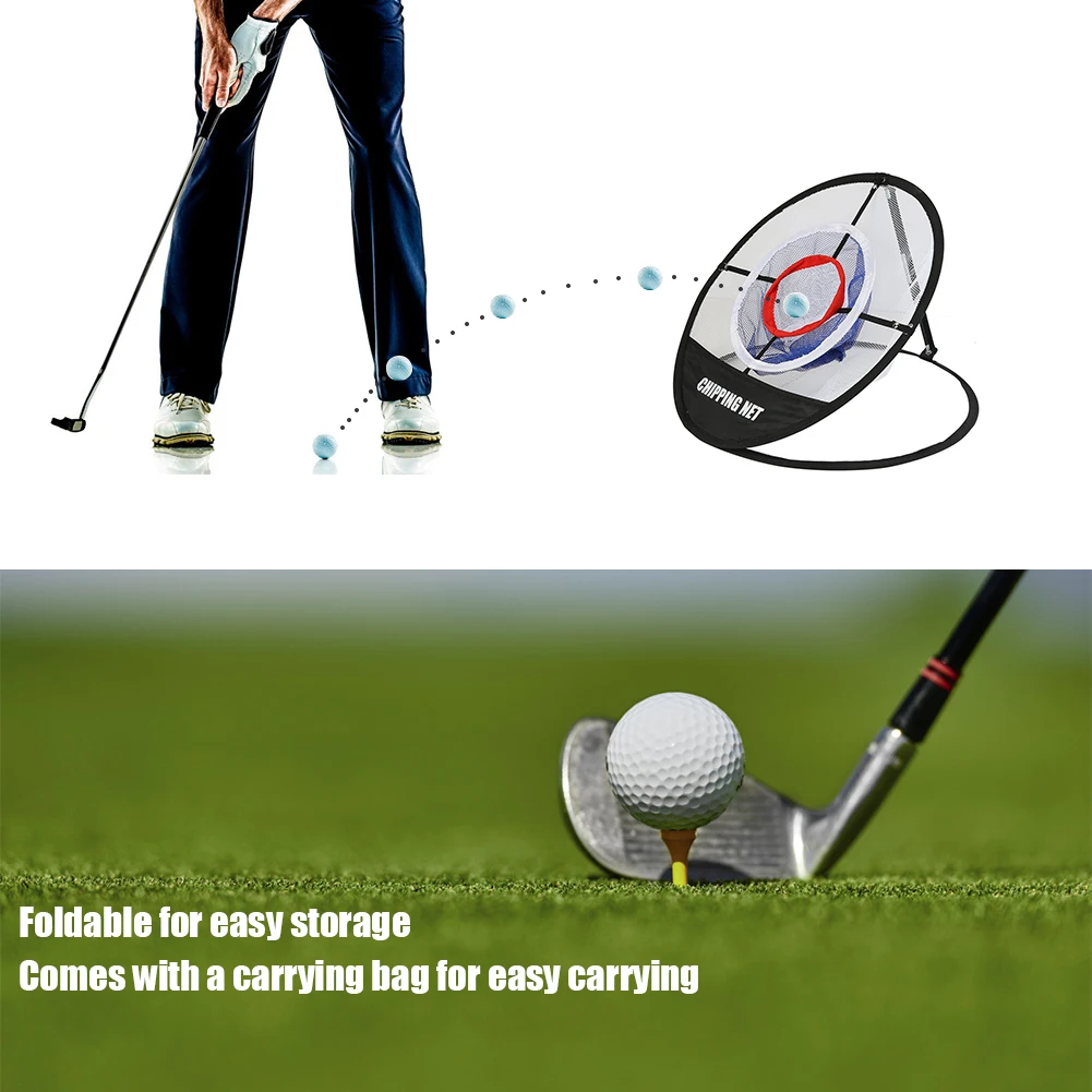 

Foldable Golf Practice Net Training Aids Cages 3 Layer Chipping Hitting Pitching for Outdoor Exercise Sport Ornaments