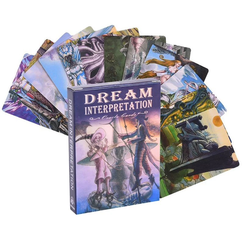 

Oracle Cards Board Game Dream Interpretations Oracle Divination Deck English PDF Guide Book Tarot Playing Wisdom Party Family