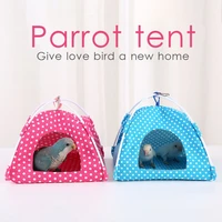 pet parrot canvas sleeping tent practical and durable pet supplies pet house sleeping tent cute cartoon wind mountain top