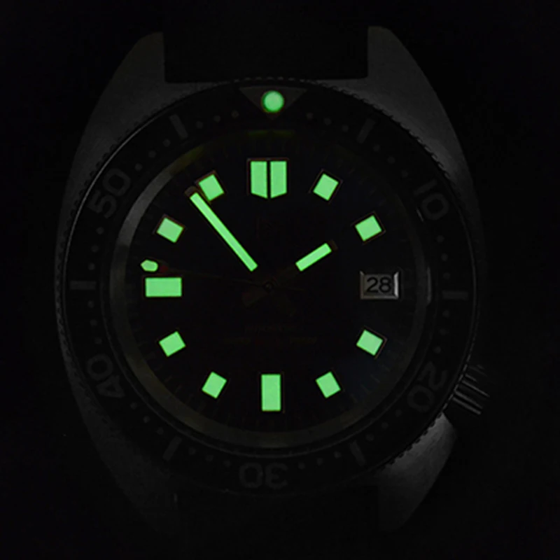 Мужские автоматические часы RDUNAE Retangula водонепроницаемые светящиеся
