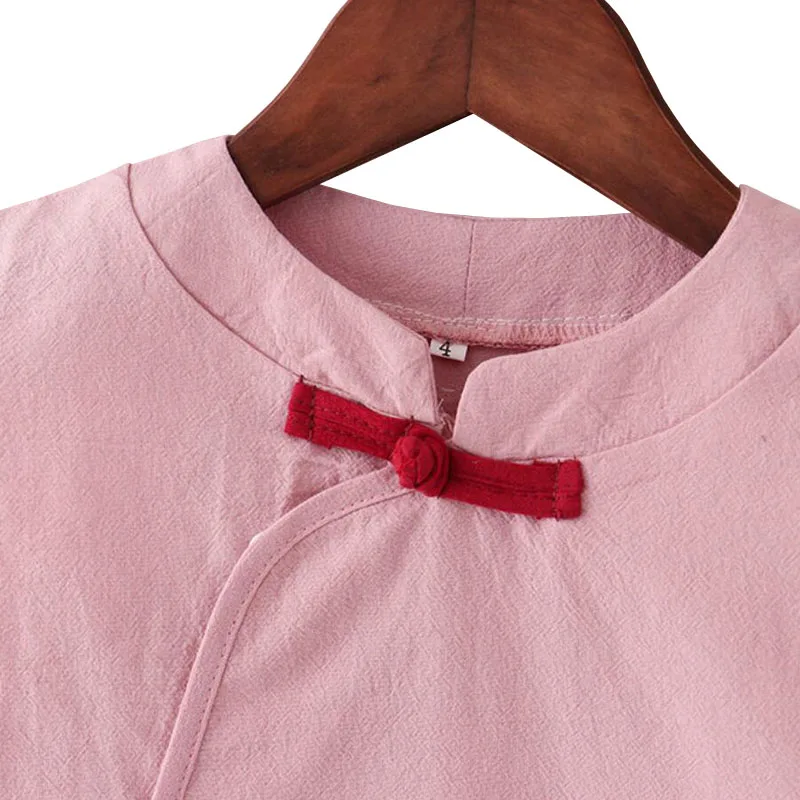 

2021 new girls' shirt + pants suits fashion casual girls clothes shirt set