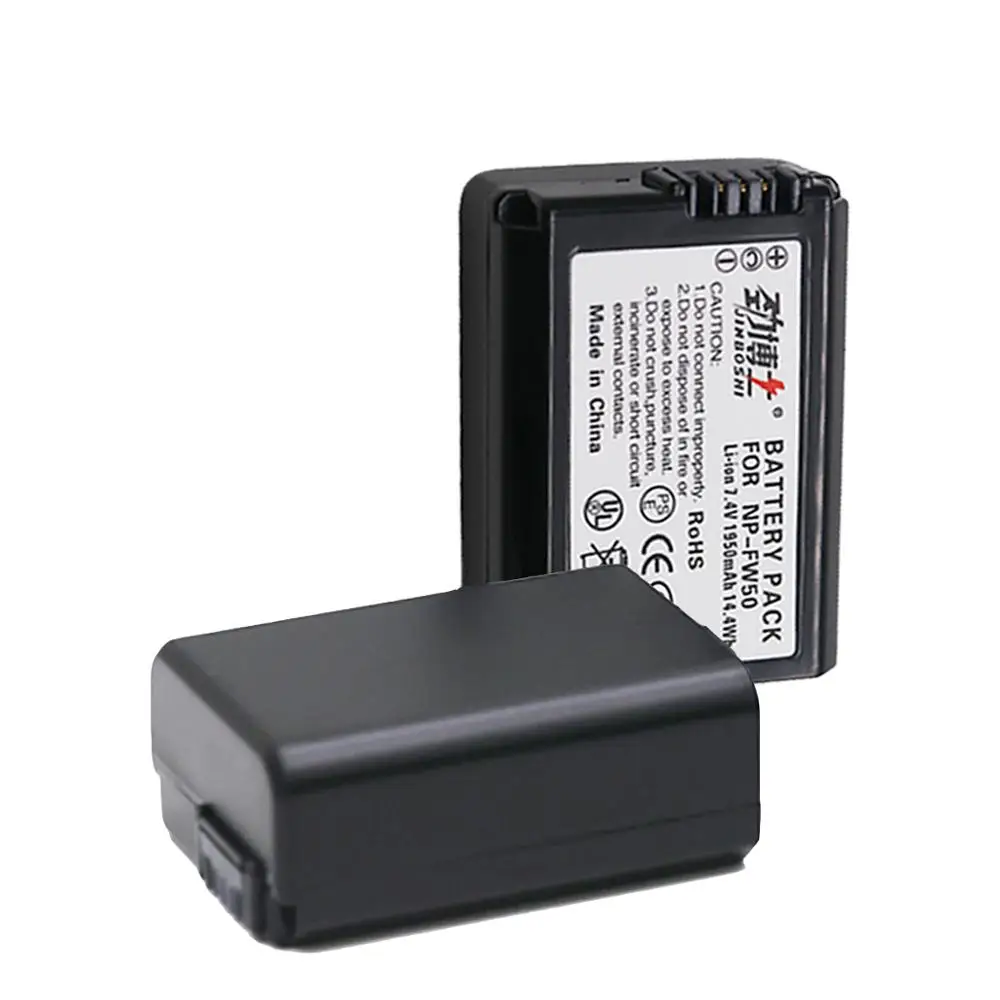 5 шт. 1950 мАч NP FW50 NPFW50 литий ионный аккумулятор + ЖК дисплей USB двойное зарядное