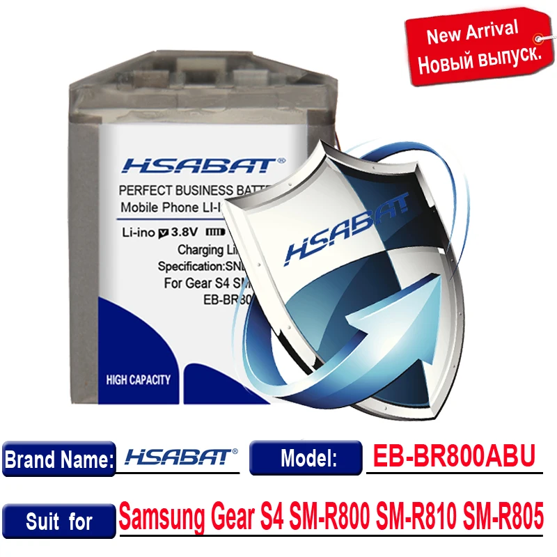 HSABAT 0 цикл 1100 мАч EB-BR800ABU аккумулятор для Samsung Gear S4 SM-R800 SM-R810 SM-R805 телефона | Мобильные