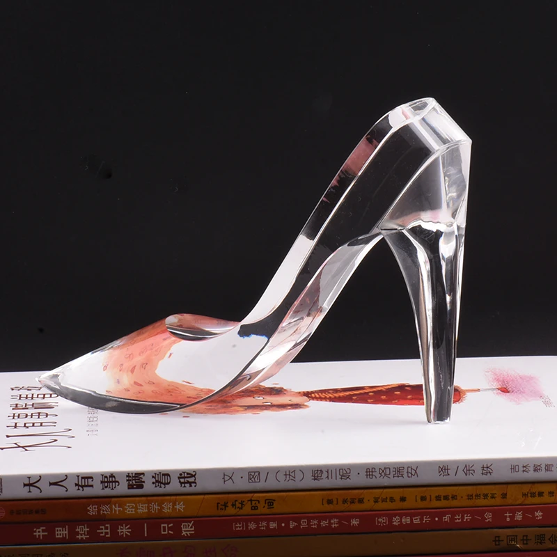 Limited Cinderella Glass Slipper sandals,crystal wedding shoes high heels  peep pumps bowknot Red bottom 34-39 free shipping - AliExpress