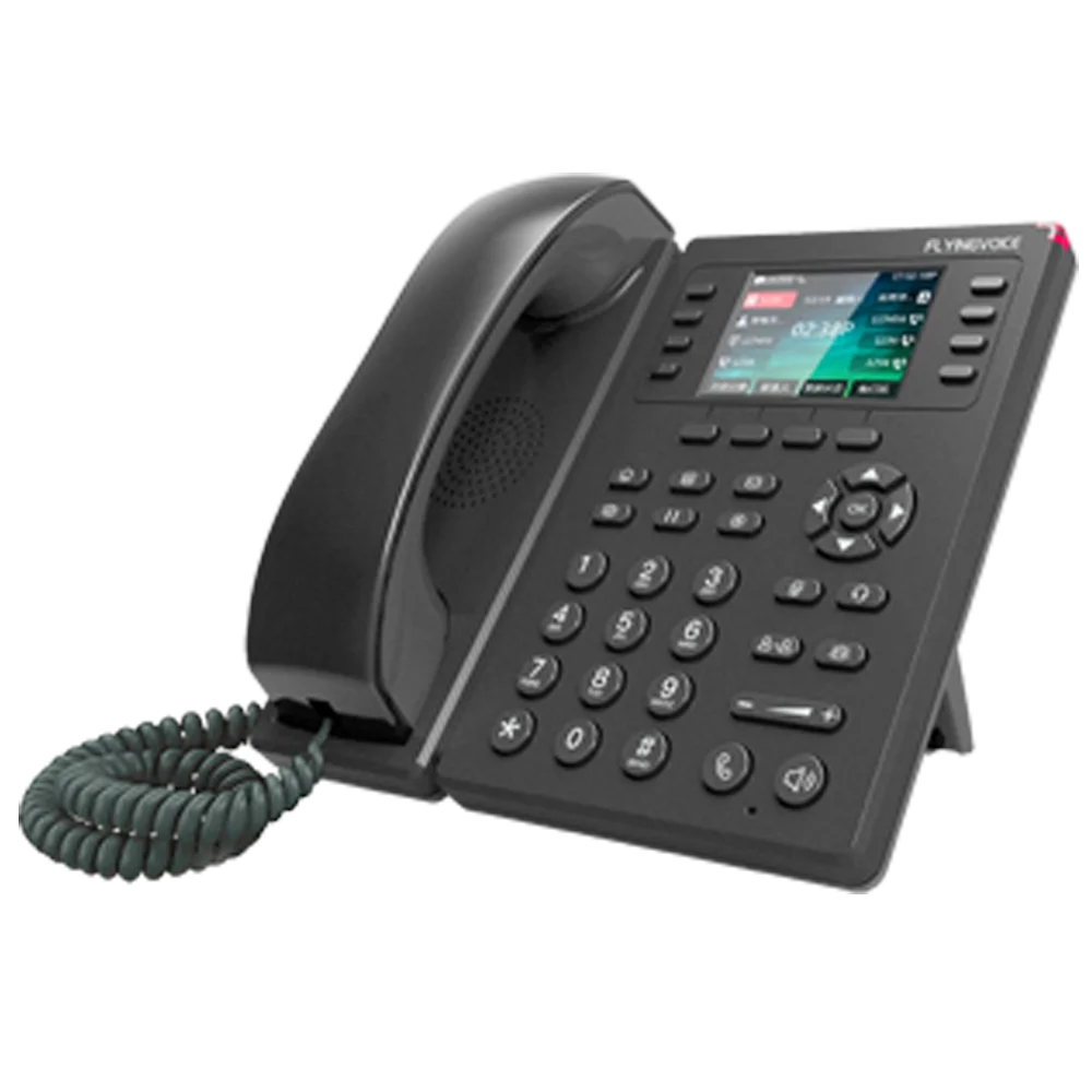 FIP11W беспроводной офисный IP телефон Flyingvoice с цветным экраном 8 sip аккаунтов