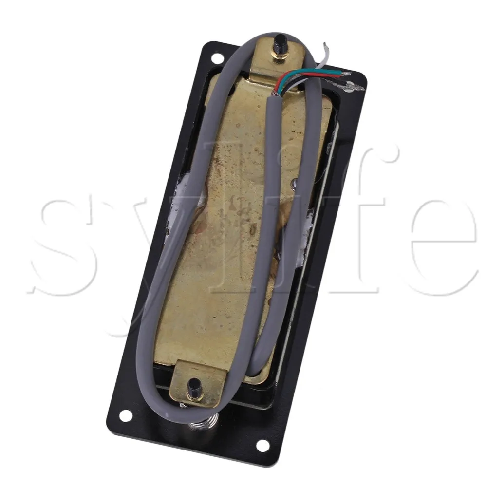 Замена серебряной гитары Humbucker Пикап для мини электрогитары|Детали и аксессуары