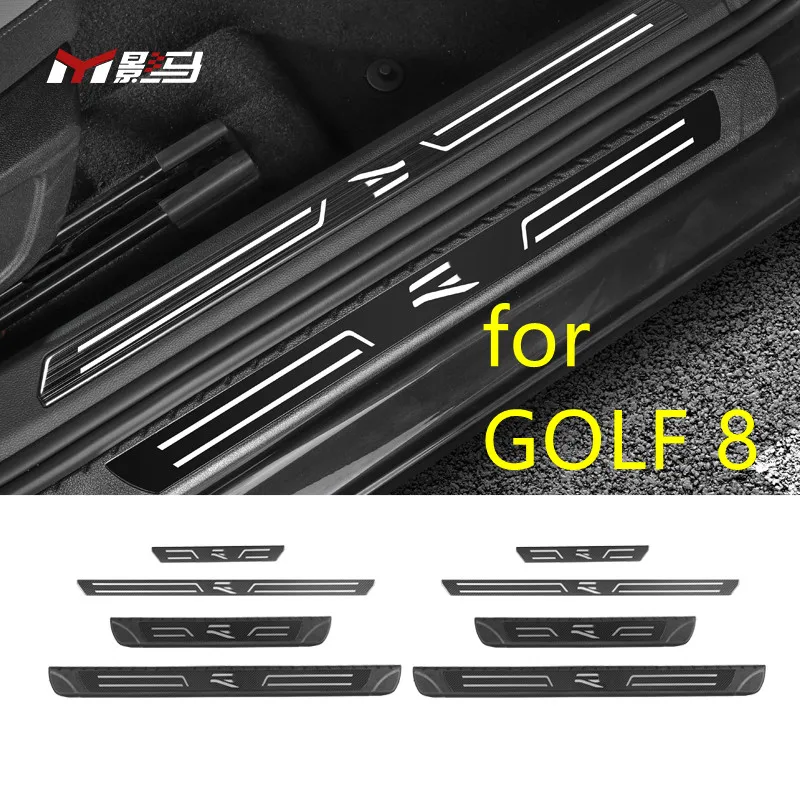 8 Special Threshold Pad Gti Rline Modified Car Interior Decoration Door Sill Pad Car Accessories