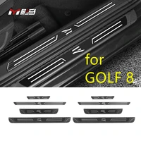 for golf 8 special threshold pad gti rline modified car interior decoration door sill pad car accessories