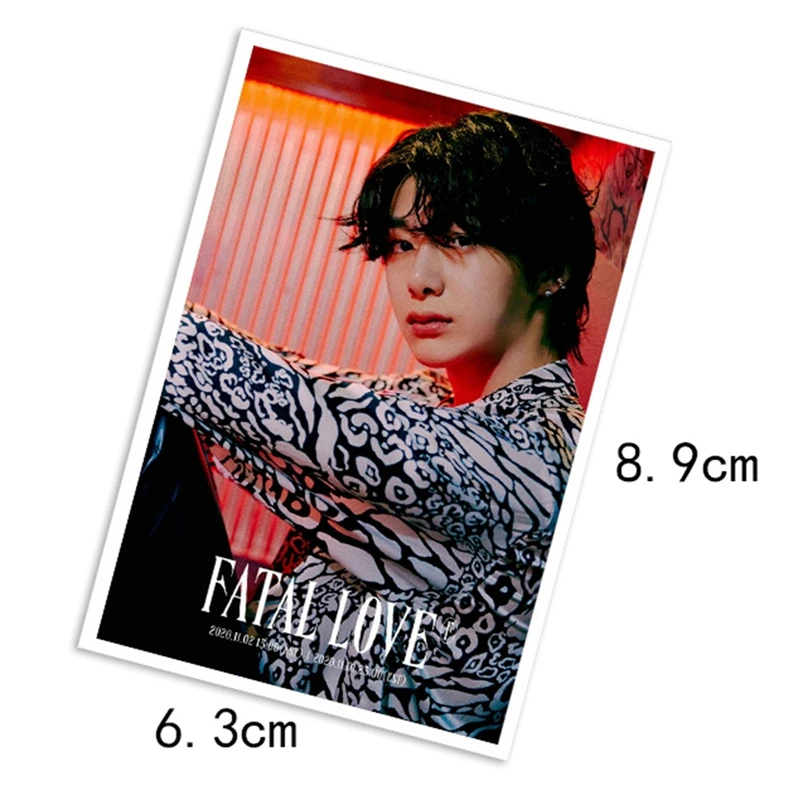 

40pcs/set Kpop STRAY KIDS NCT Monsta X 3 FATAL LOVE LOMO Card Album Small Card Photocard CARDS