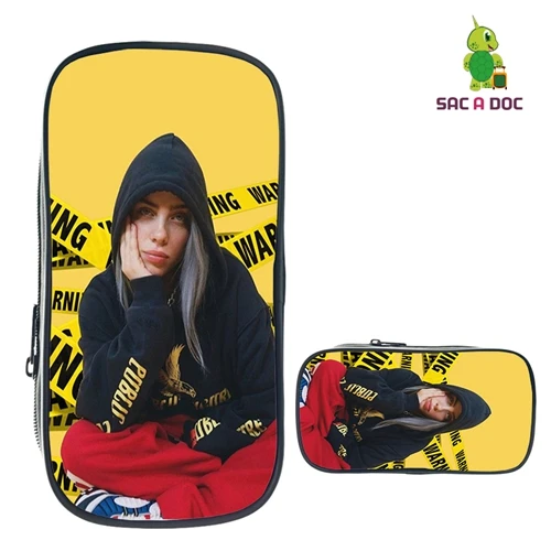 Армейский зеленый Billie Eilish рюкзаки женские/мужские школьные сумки для ноутбука дорожные сумки подростковый рюкзак для ноутбука модная нейлоновая сумка Mochila machila - Цвет: Армейский зеленый