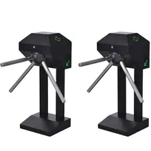 KINJOIN Smart RFID Semi-Automatic Access Control System Vertical Tripod Turnstile