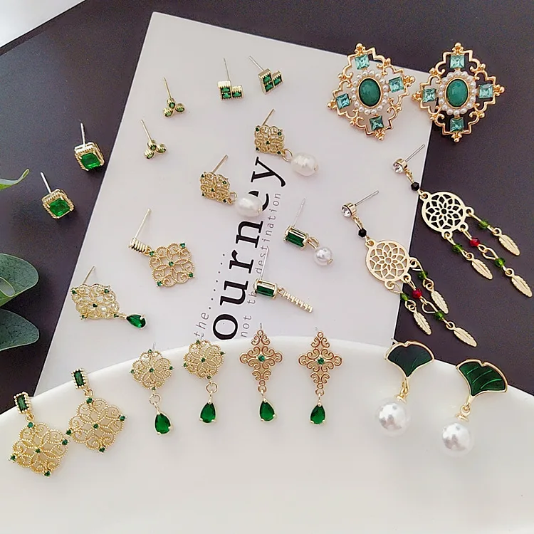 Корейская мода для женщин Роскошные Стразы Жемчуг al висячие серьги свадебные