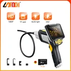 Портативный эндоскоп с одним объективом, 8 мм, HD промышленный Бороскоп, инспекционный двигатель, ЖК-экран 4,3 дюйма, водонепроницаемая камера, сливная труба, Ins