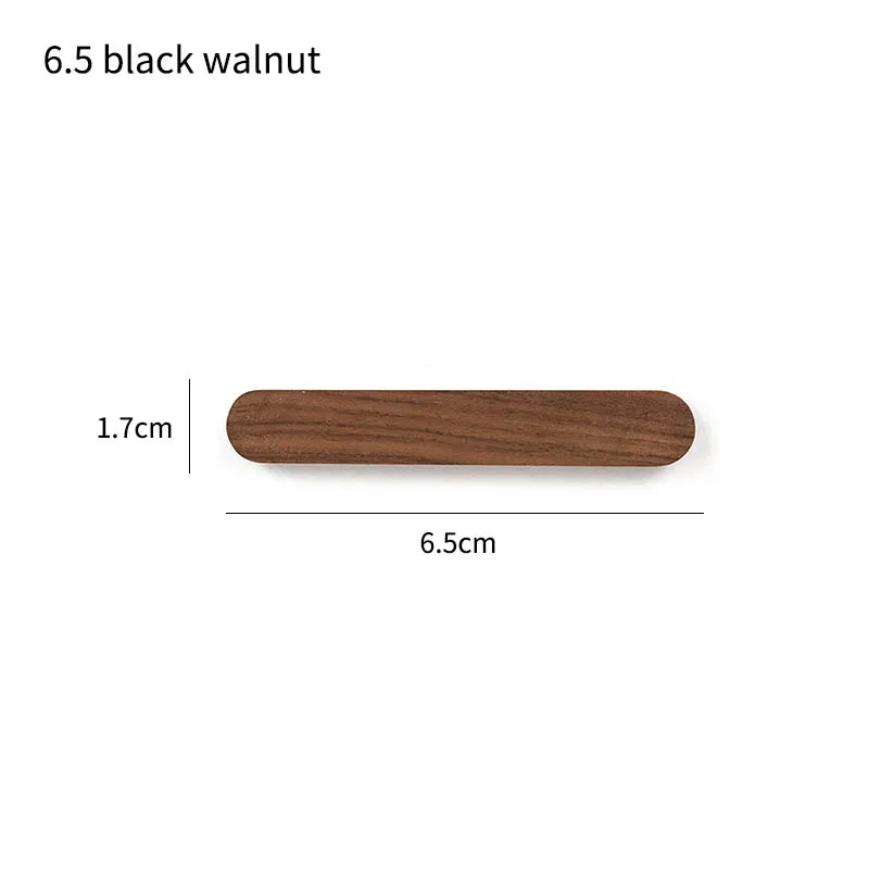 6.5 black walnut Органайзер для хранения ключей, крепкий магнитный портативный держатель для ключей, деревянные крючки, 1 шт., настенный брелок для ключей, вешалка для ключей - Цвет: 6.5 black walnut