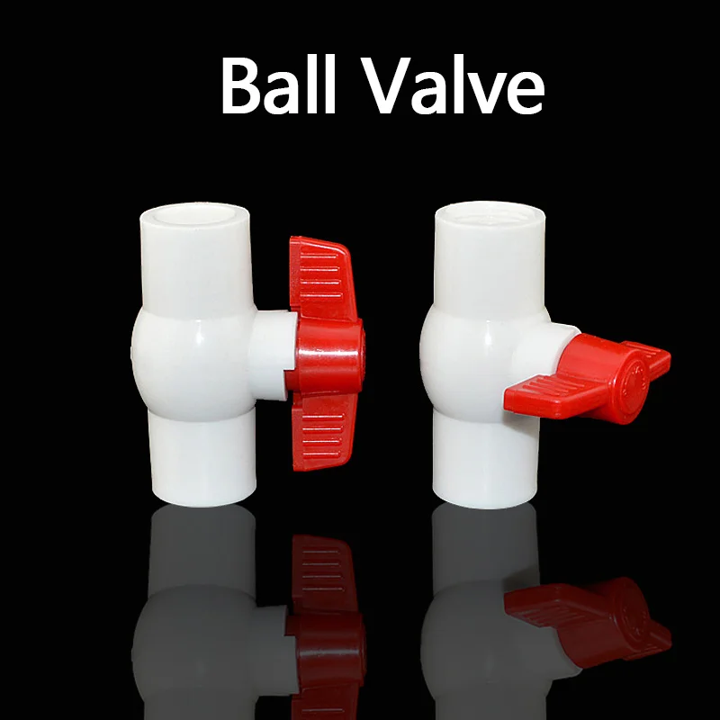 Шаровой кран из ПВХ переходник соединитель для воды садовой системы орошения