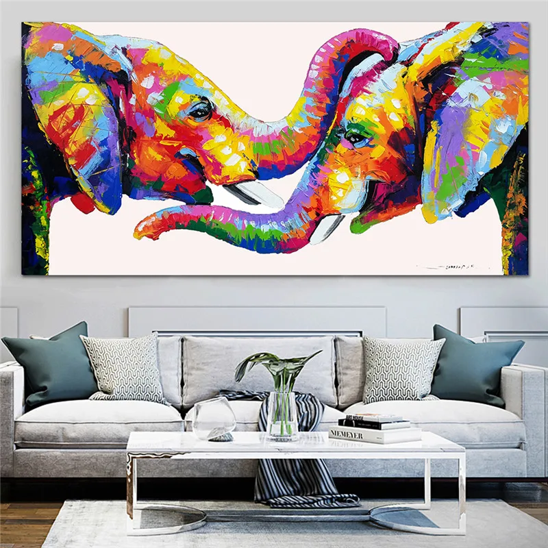 

Современная Картина на холсте с животными, Прямая поставка, домашний декор, холст, постеры, Художественная печать, картина маслом, quadro, украш...